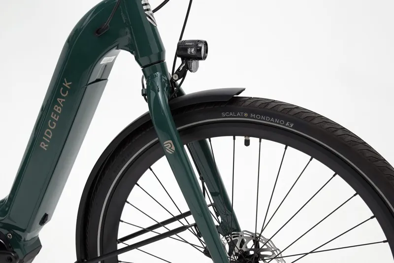 Ridgeback Electron S3 504wh Electric Bike in Green-5